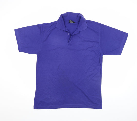 Nathan Jones Men's Blue L Regular Fit Short Sleeve Polo Shirt