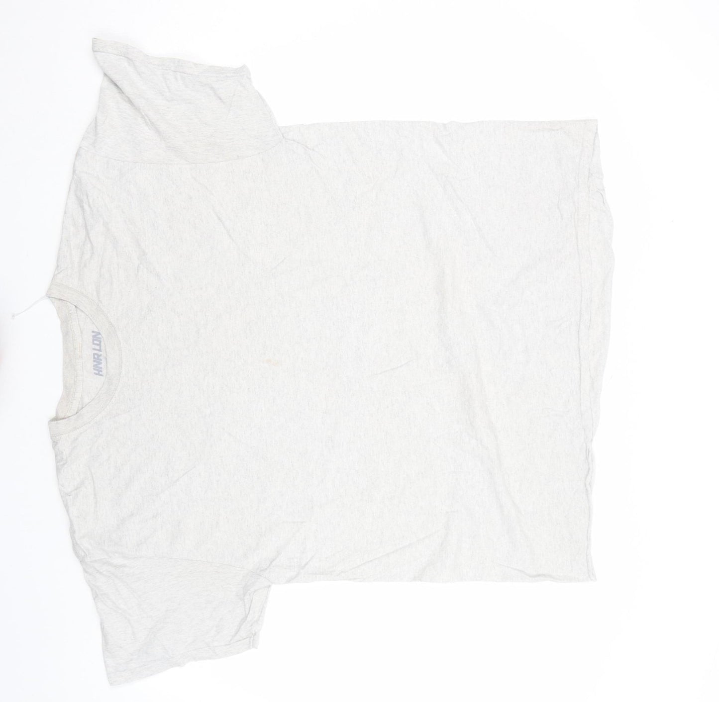 HNR LDN Men’s Grey Afterlife Graphic Cotton T-Shirt Size L