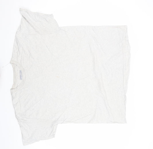 HNR LDN Men’s Grey Afterlife Graphic Cotton T-Shirt Size L