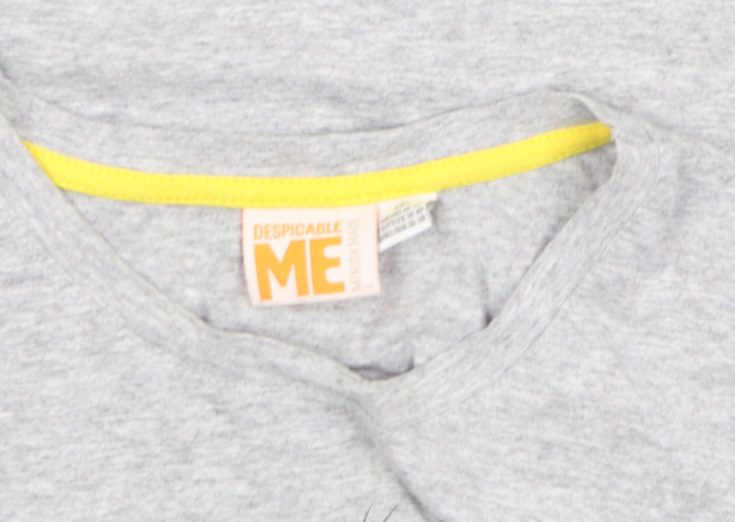 Despicable Me Grey Minion Graphic Women's T-Shirt Size S