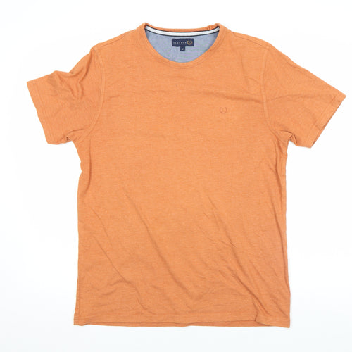 Lincoln Men's Brown Crew Neck Short Sleeve T-Shirt Size M