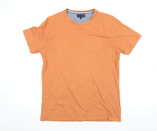 Lincoln Men's Brown Crew Neck Short Sleeve T-Shirt Size M