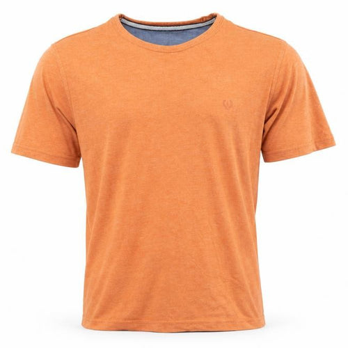 Lincoln Men's Brown Crew Neck Short Sleeve T-Shirt Size M