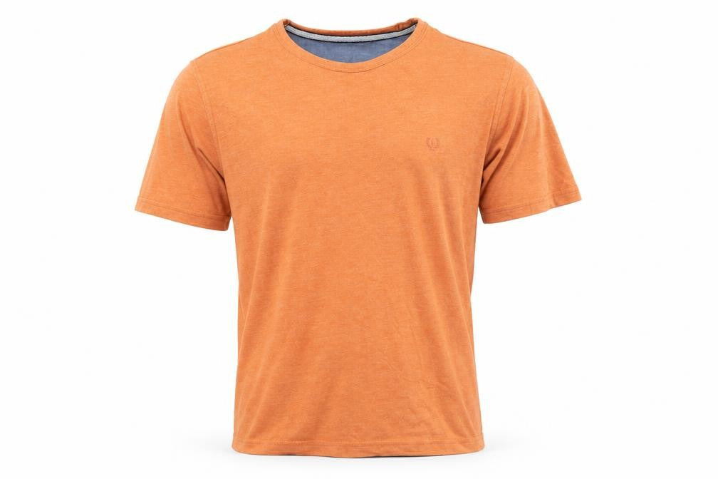 Lincoln Men's Brown Crew Neck Short Sleeve T-Shirt Size M