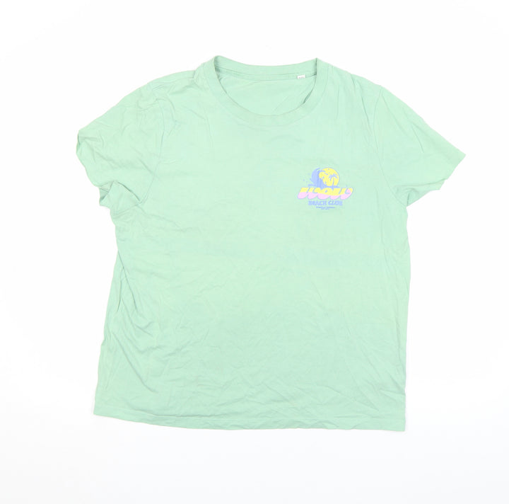 Stanley/Stella Womens Green XL Organic Cotton Beach Club T-Shirt