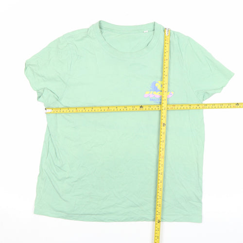 Stanley/Stella Womens Green XL Organic Cotton Beach Club T-Shirt