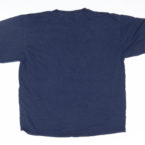 MV Sport Men's Blue Atlanta Georgia Graphic Cotton T-Shirt XL