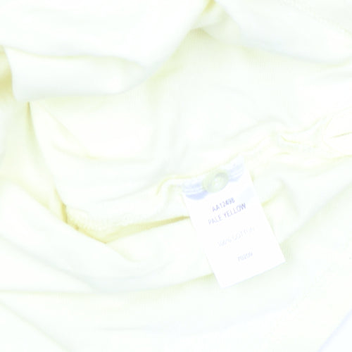 Cotton Traders Men's Pale Yellow 100% Cotton Polo Shirt Size S