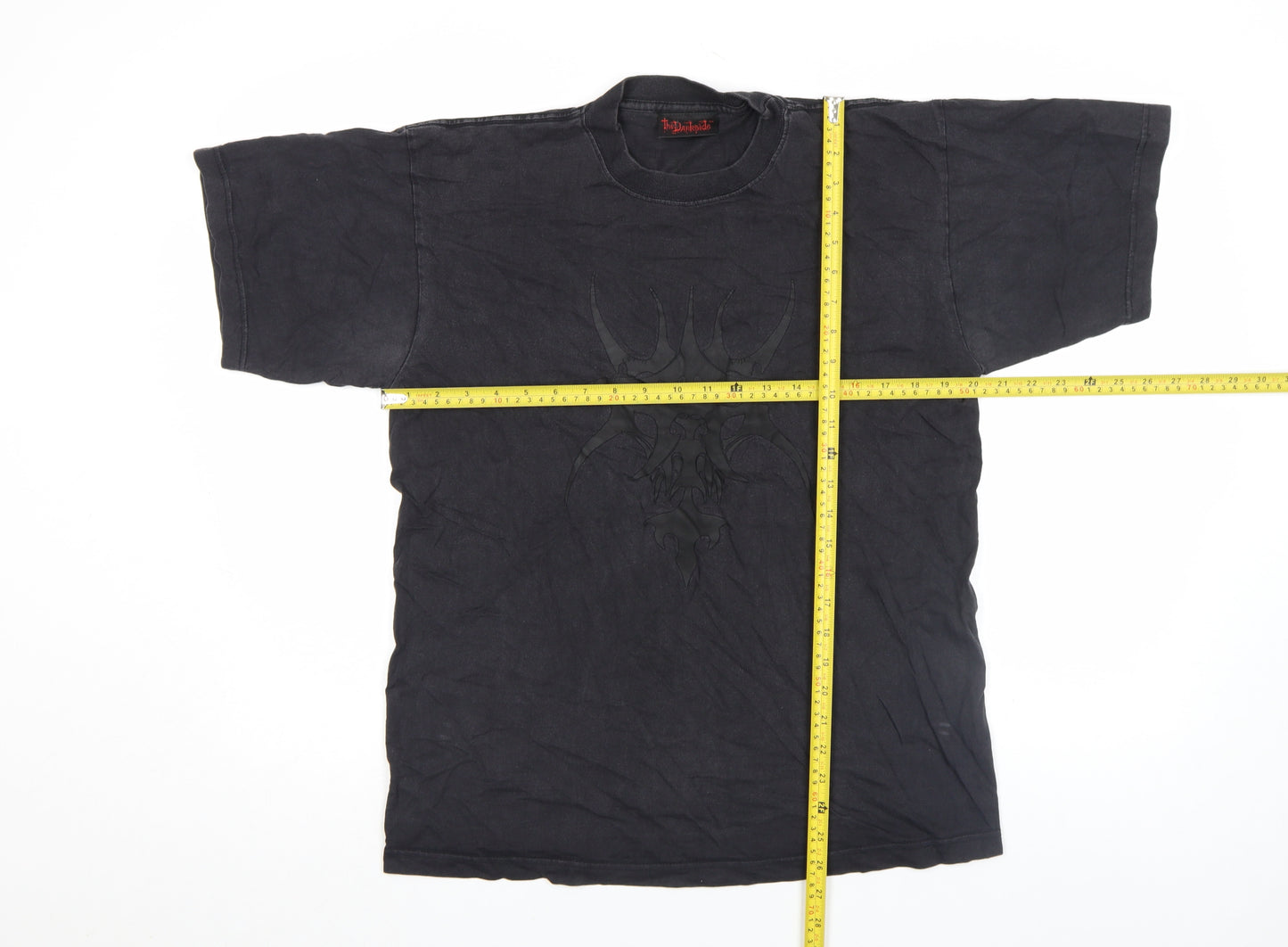 The Darkside Men's Black Gothic Graphic Cotton T-Shirt M