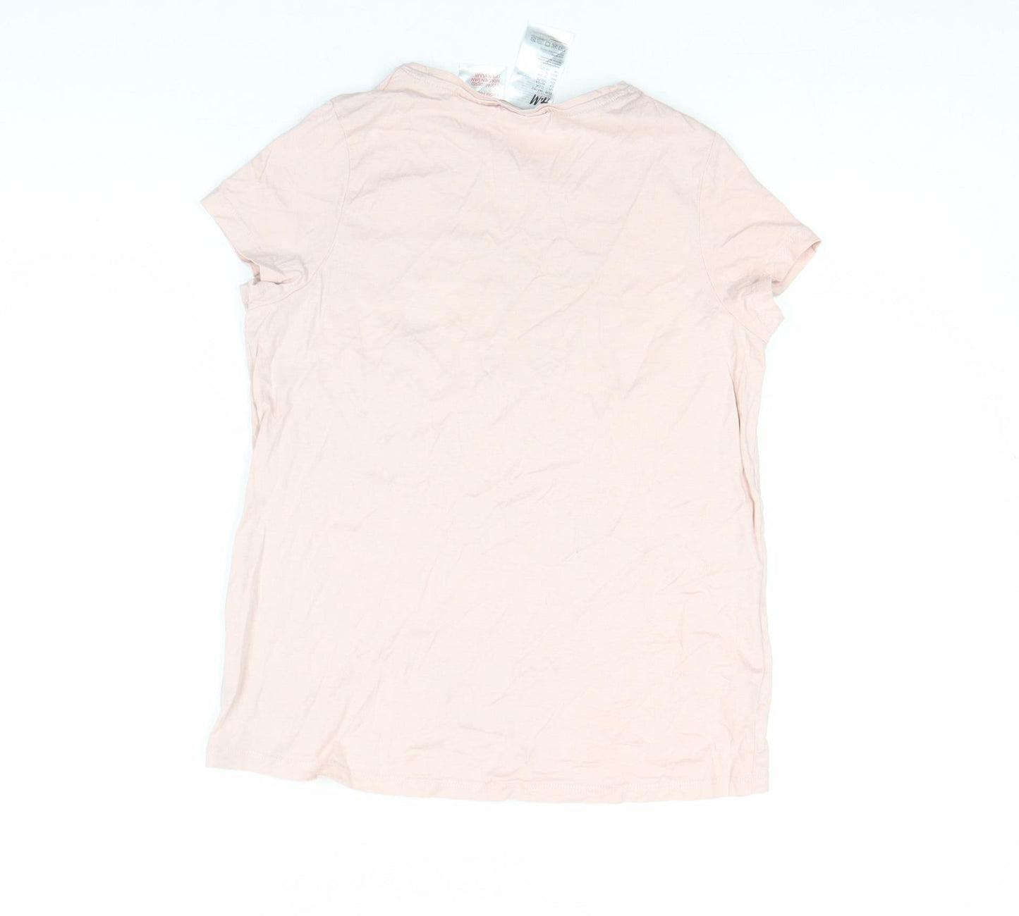 H&M Girls Beige 'Be Yourself' Leopard Graphic Cotton T-Shirt 10-12 Years