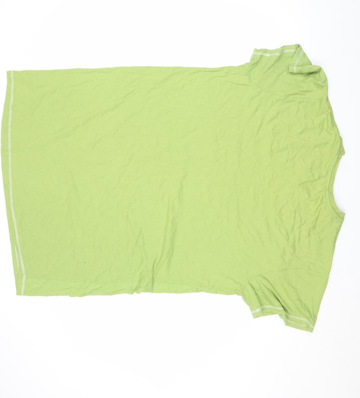 Hatley Women's Green Cotton T-Shirt Nightshirt Falling to Sheep Print One Size