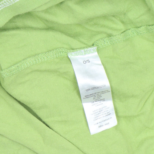 Hatley Women's Green Cotton T-Shirt Nightshirt Falling to Sheep Print One Size