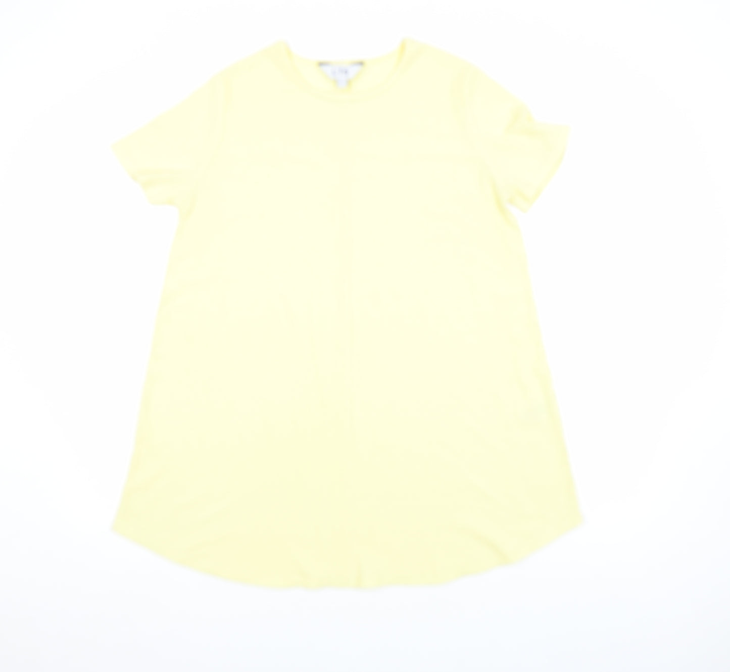 Long Tall Sally Women’s Yellow Size 12 Tall T-Shirt Dress