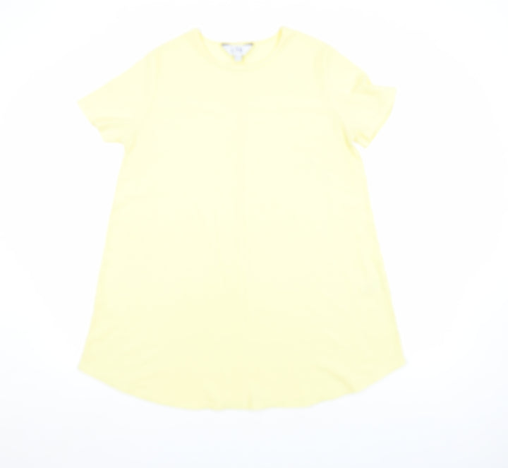 Long Tall Sally Women’s Yellow Size 12 Tall T-Shirt Dress