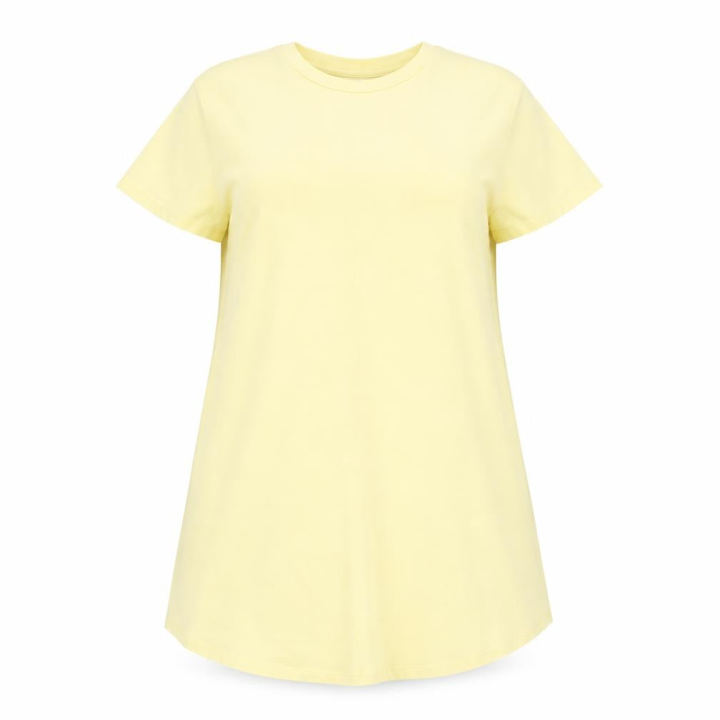 Long Tall Sally Women’s Yellow Size 12 Tall T-Shirt Dress