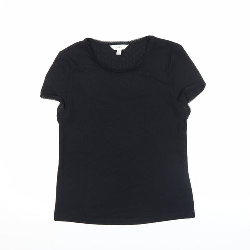 Marks and Spencer Women’s Black Short Sleeve Jersey T-Shirt Size 12