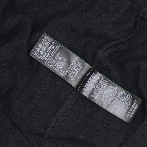 Marks and Spencer Women’s Black Short Sleeve Jersey T-Shirt Size 12