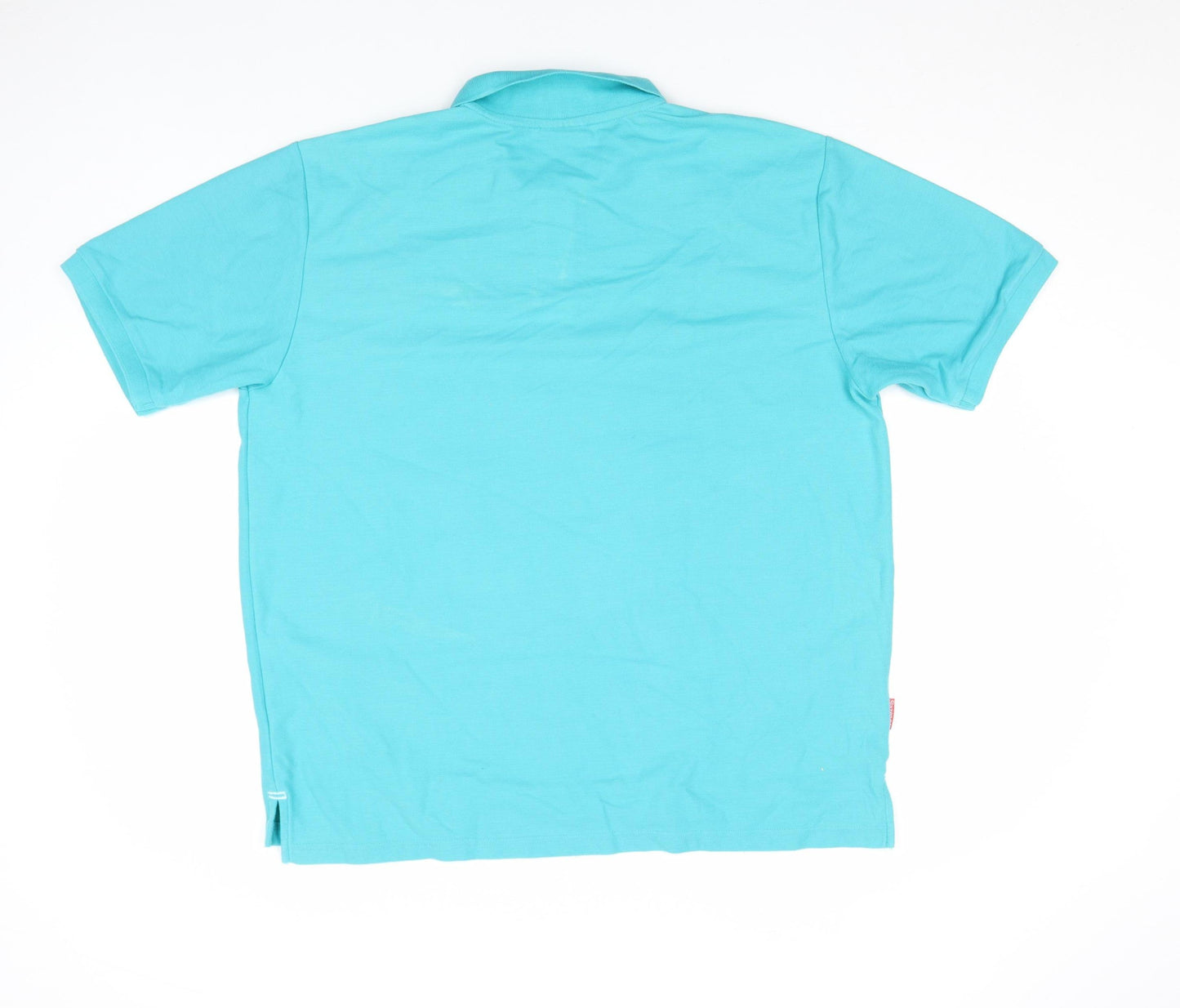 Slazenger Men's Blue 2XL Cotton Short Sleeve Polo Shirt