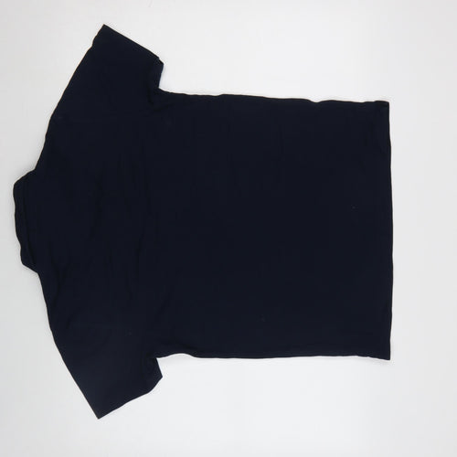 Taylor & Wright Men's Navy Blue Slim Fit Polo Shirt M