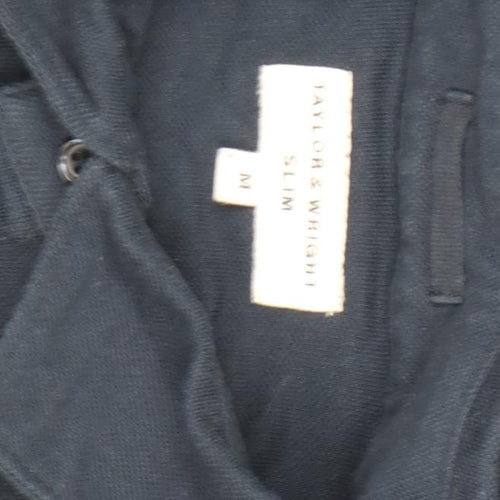 Taylor & Wright Men's Navy Blue Slim Fit Polo Shirt M