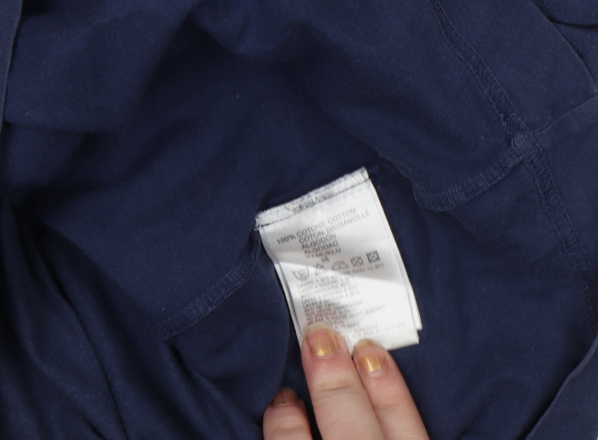 Diesel Men's Blue Graphic Print Cotton T-Shirt Size M