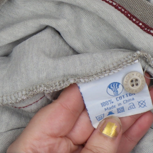 Fat Face Men's Multicoloured L Striped Cotton Polo Shirt