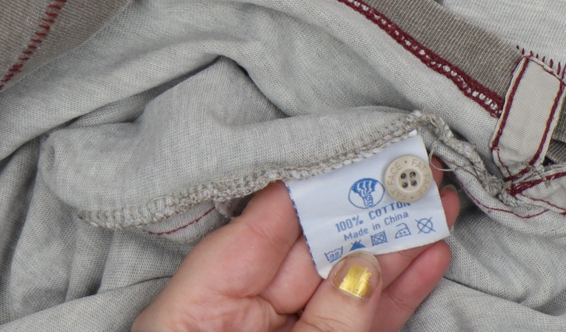 Fat Face Men's Multicoloured L Striped Cotton Polo Shirt