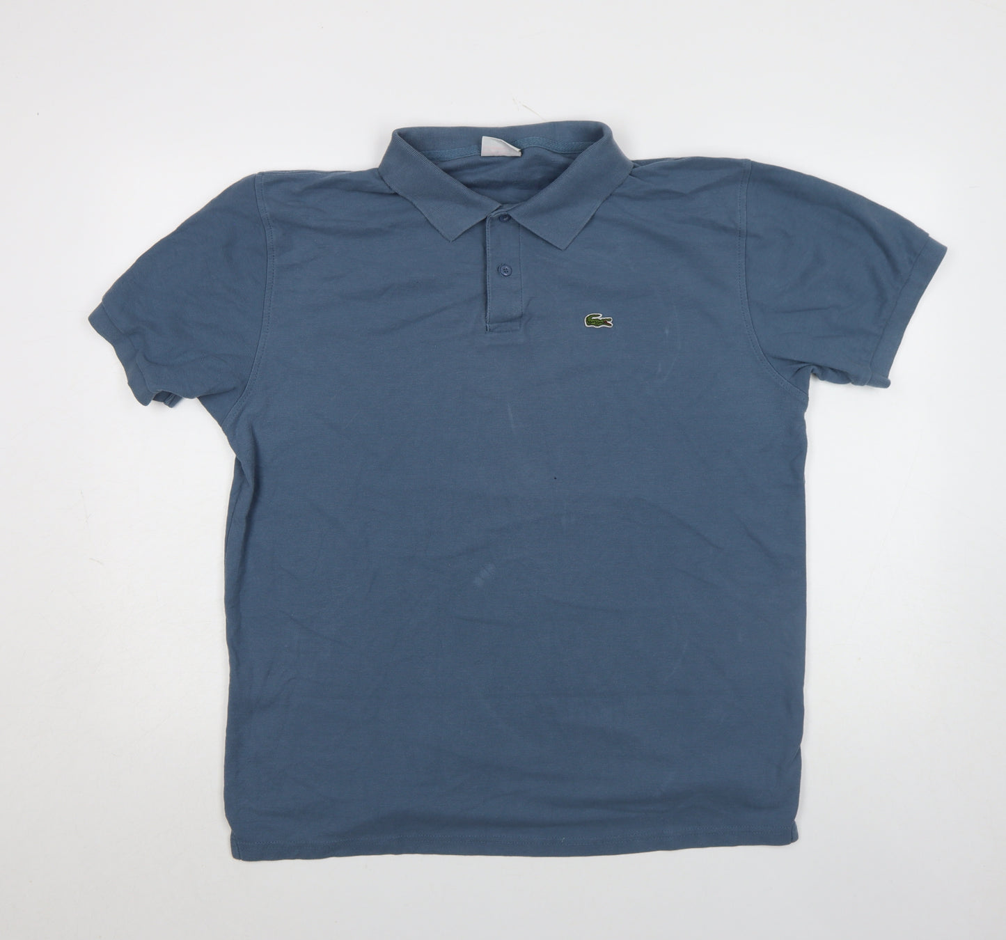 Lacoste Men’s Blue Regular Fit Cotton Polo Shirt Size L