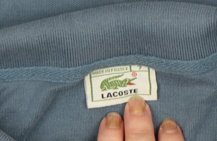 Lacoste Men’s Blue Regular Fit Cotton Polo Shirt Size L