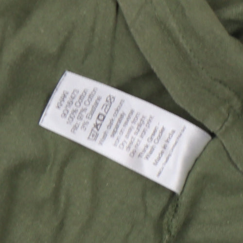 M&Co Men’s Green Graphic Beach Camper T-Shirt Size S