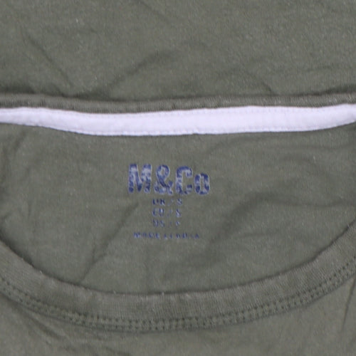 M&Co Men’s Green Graphic Beach Camper T-Shirt Size S