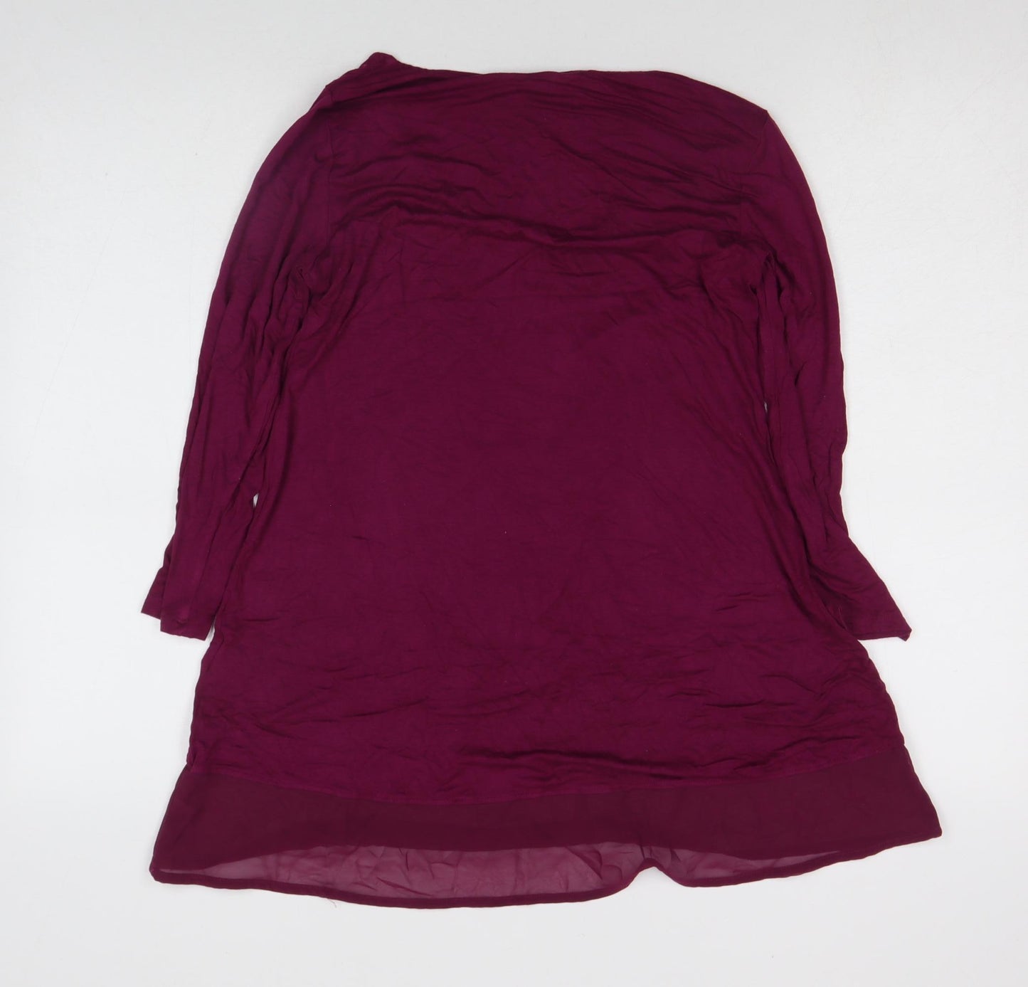 Marks and Spencer Women’s Purple 3/4 Sleeve Tunic Blouse UK 8
