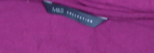 Marks and Spencer Women’s Purple 3/4 Sleeve Tunic Blouse UK 8