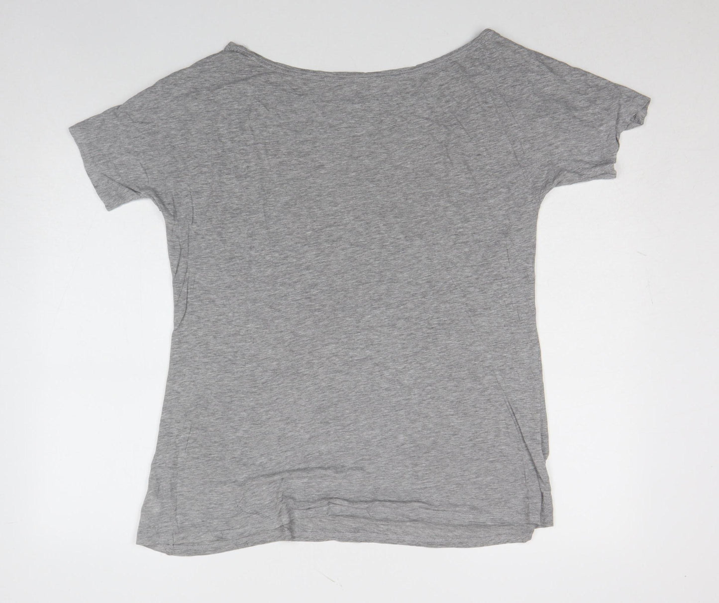 H&M Womens Grey 'Dance Your Feet Off' T-Shirt Size M