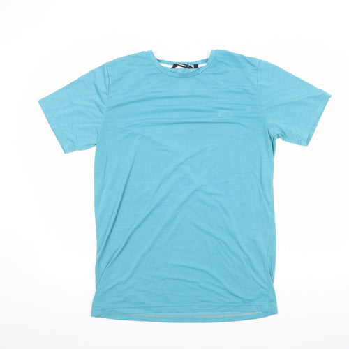 Rohan Men's Blue Small Lightweight Cotton Blend Crew Neck T-Shirt