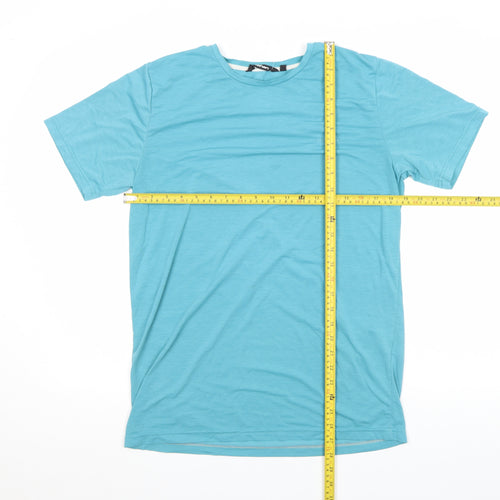 Rohan Men's Blue Small Lightweight Cotton Blend Crew Neck T-Shirt
