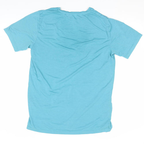Rohan Men's Blue Small Lightweight Cotton Blend Crew Neck T-Shirt