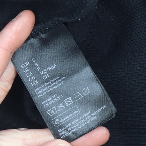 Justin Bieber Women's Black Small Pullover Hoodie Graphic Print