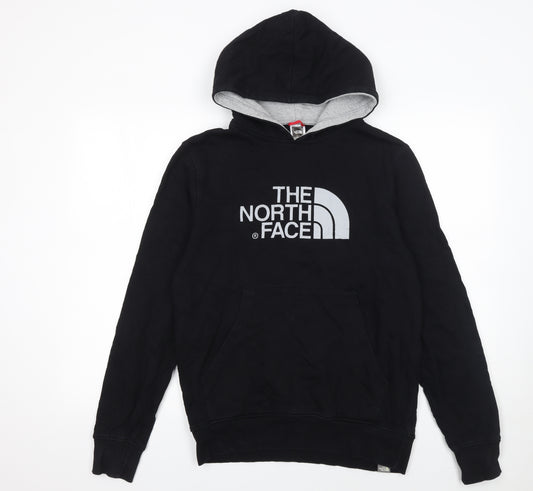 The North Face Men’s Black Pullover Hoodie S Regular Fit Logo Outdoor