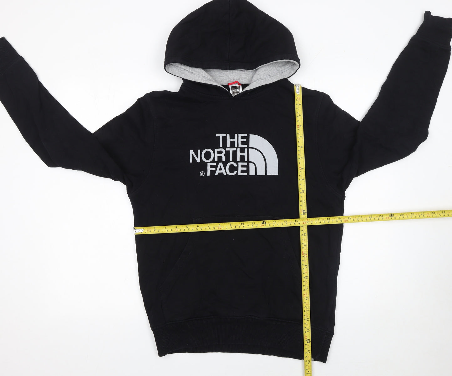 The North Face Men’s Black Pullover Hoodie S Regular Fit Logo Outdoor