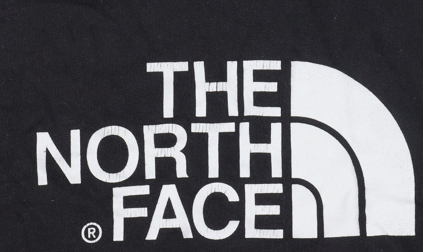 The North Face Men’s Black Pullover Hoodie S Regular Fit Logo Outdoor