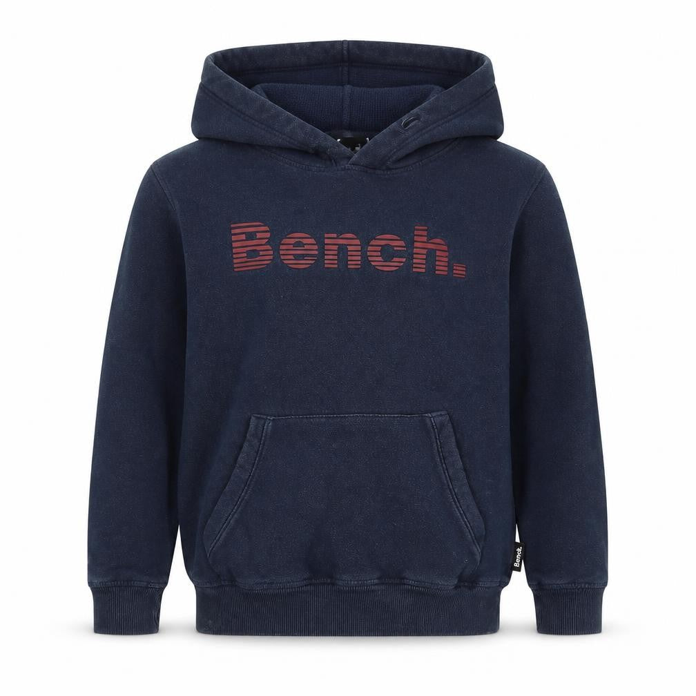 Bench Boys Blue Pullover Hoodie 11-12 Years Fleece Graphic Logo Sweatshirt