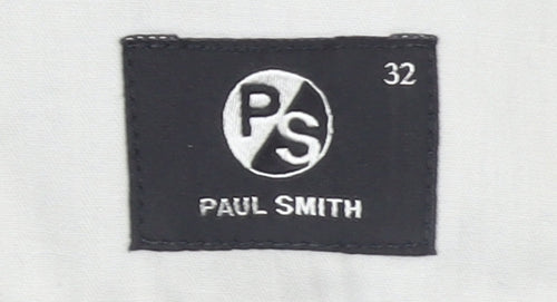 Paul Smith Mens Navy Blue Chino Trousers Size 32 Cotton Blend