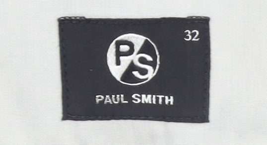 Paul Smith Mens Navy Blue Chino Trousers Size 32 Cotton Blend