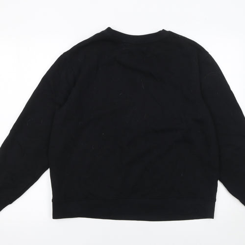 Marks and Spencer Womens Black Medium Sequin New York Sweatshirt