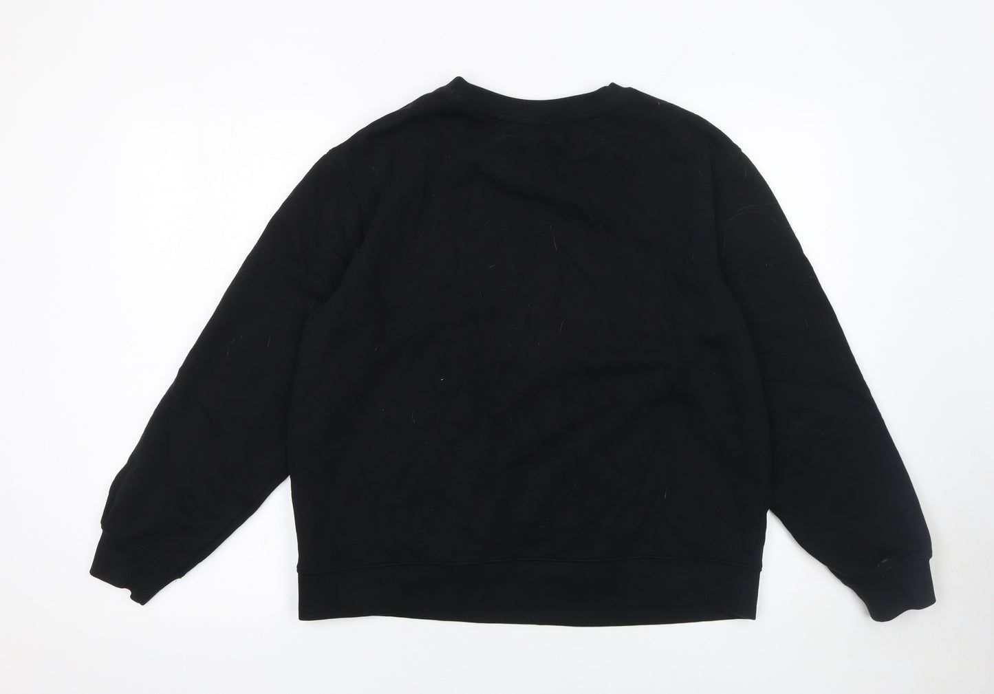 Marks and Spencer Womens Black Medium Sequin New York Sweatshirt