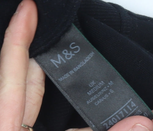 Marks and Spencer Womens Black Medium Sequin New York Sweatshirt