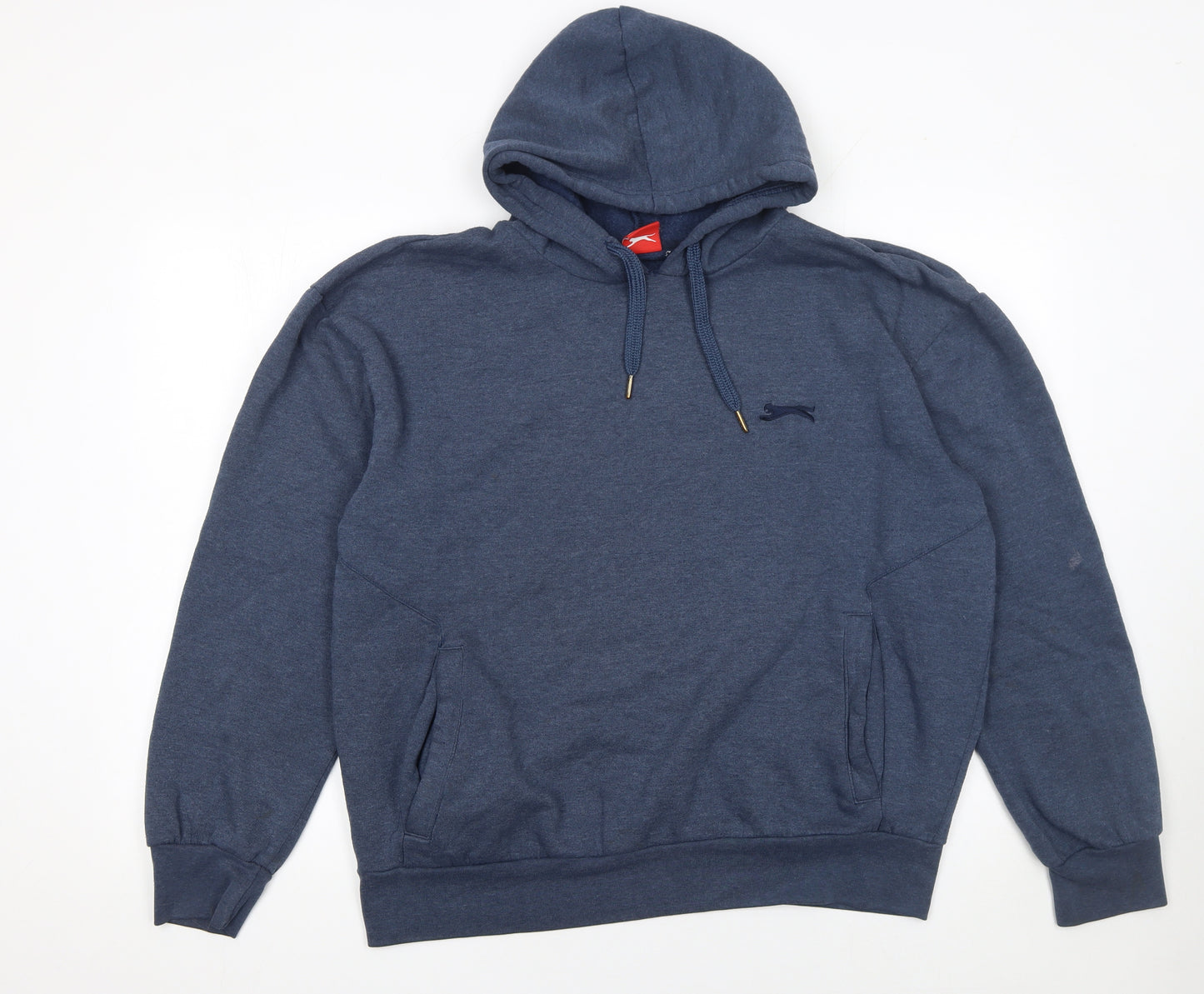 Slazenger Mens Blue Pullover Hoodie L Regular Fit Hooded Sweatshirt