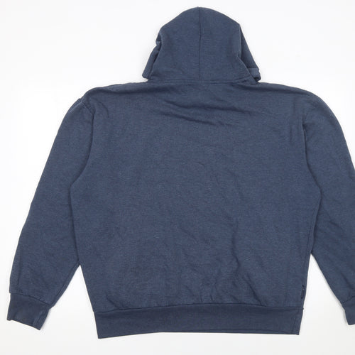 Slazenger Mens Blue Pullover Hoodie L Regular Fit Hooded Sweatshirt