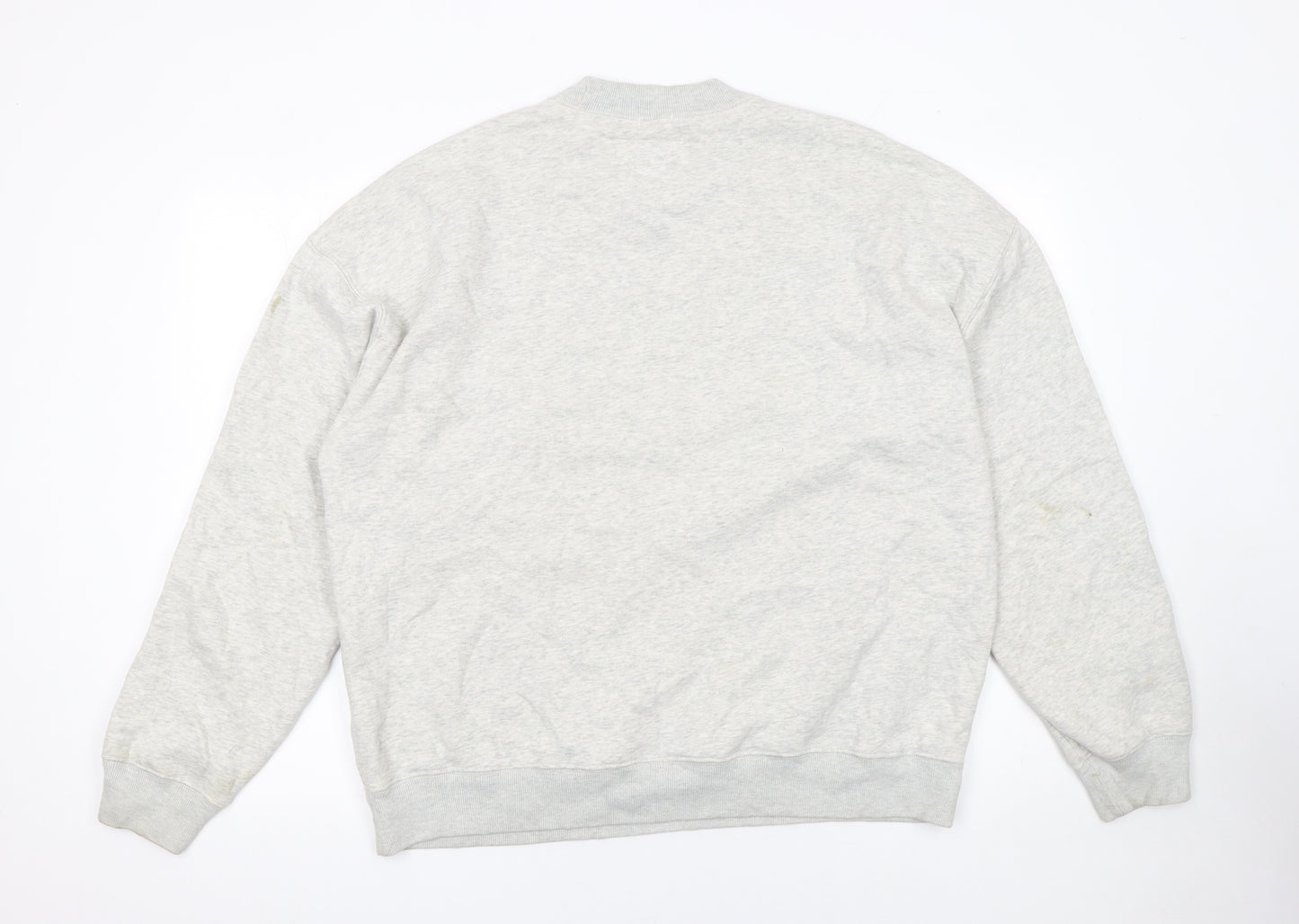 Abercrombie & Fitch Womens Grey Oversized Pullover Sweatshirt M